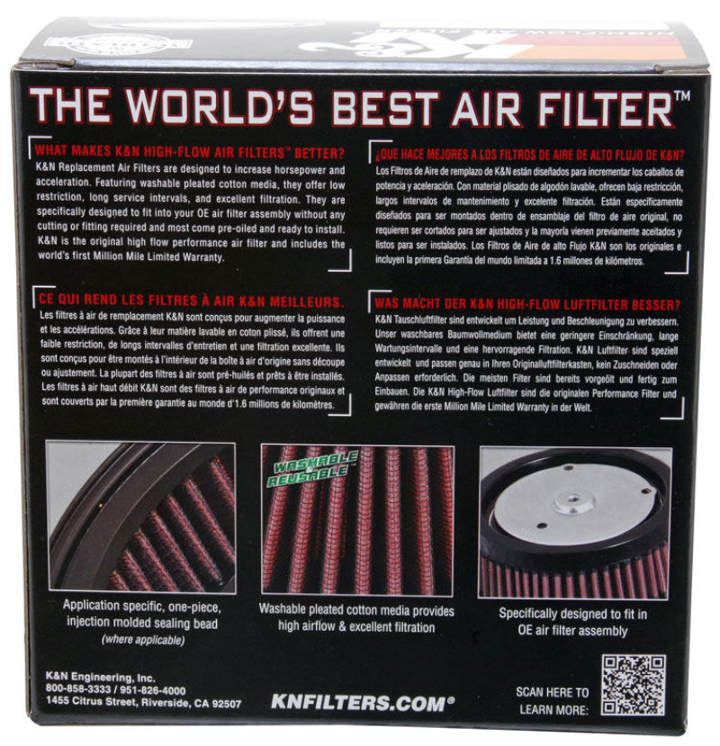 K&N Custom Air Filter Round 5-3/8in OD x 4in ID x 2in H K&N Engineering