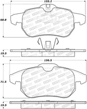 Load image into Gallery viewer, StopTech Premium Ceramic Brake Pads - 308.09721