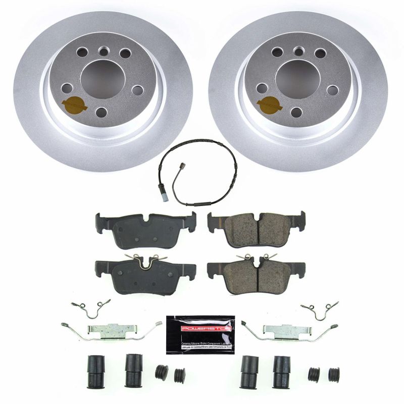 Power Stop 14-19 BMW i3 Rear Z23 Evolution Sport Coated Brake Kit PowerStop