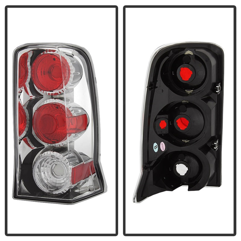 Spyder Cadillac Escalade SUV (Not EXT)02-06 Euro Style Tail Lights Chrome ALT-YD-CE02-C SPYDER