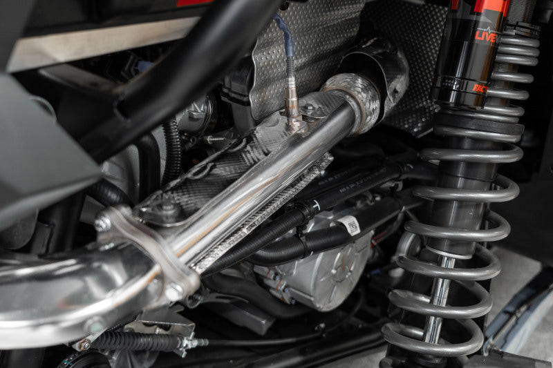 MBRP 16-21 Polaris RZR XP Turbo / 18-21 RZR XP S / 22 RZR R 2.5in Direct Bolt-On Front Pipe MBRP