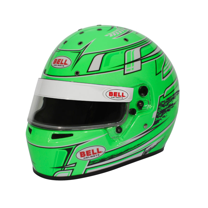 Bell KC7 CMR Champion 6 7/8 CMR2016 Brus Helmet - Size 55 (Green) 1311112