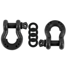 Load image into Gallery viewer, Borne Off-Road 3/4 Steel D-Ring Shackle Set 2 Pieces - Gun Metal