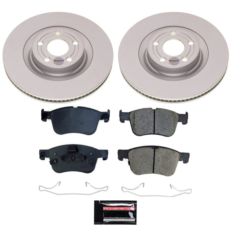 Power Stop 2023 Ford Bronco Sport Front Z17 Coated Brake Kit PowerStop