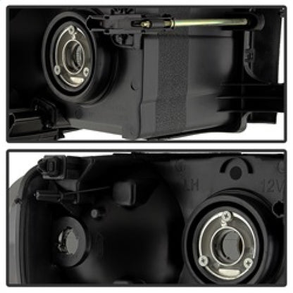 Xtune Dodge Ram 1500 02-05 Amber Crystal Headlights HD-JH-DR02-AM-BSM SPYDER