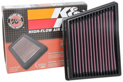 K&N 17-18 Ford Fiesta VII L4-1.0L F/I Drop In Air Filter K&N Engineering