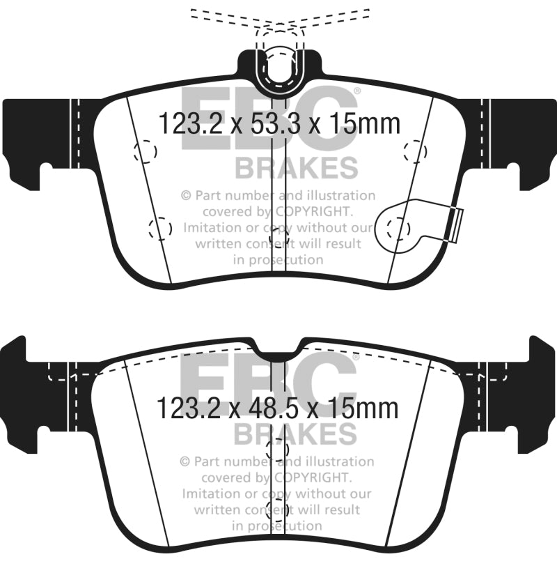 EBC RedStuff Rear Brake Pads - DP33059C