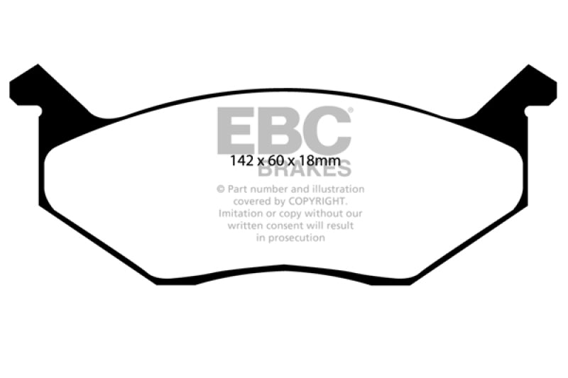 EBC GreenStuff Front Brake Pads - DP2678 EBC