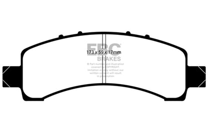 EBC GreenStuff Rear Brake Pads - DP61667 EBC