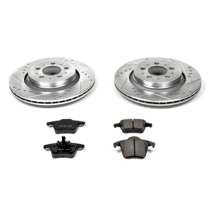 Power Stop 03-14 Volvo XC90 Rear Z23 Evolution Sport Brake Kit PowerStop
