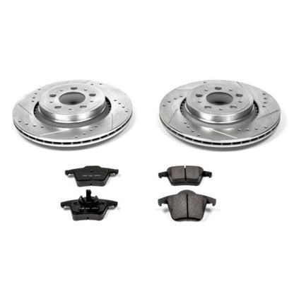 Power Stop 03-14 Volvo XC90 Rear Z23 Evolution Sport Brake Kit PowerStop