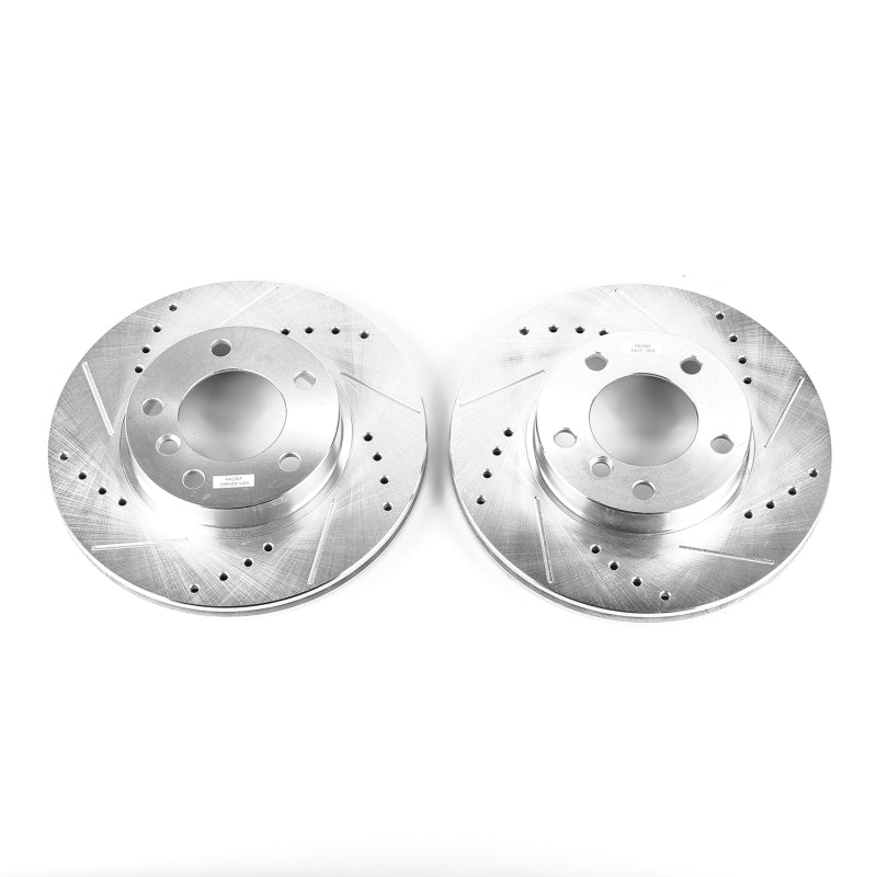 Power Stop 92-98 BMW 318i Front Evolution Drilled & Slotted Rotors - Pair PowerStop