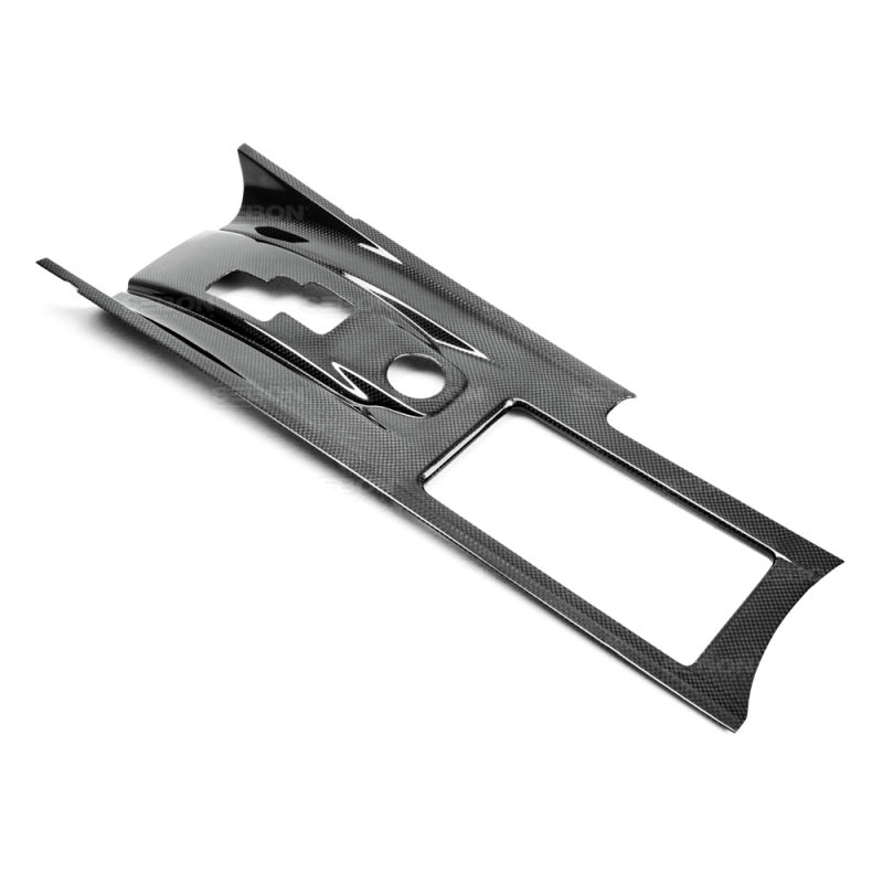Seibon Carbon fiber center shifter bezel for 2009-2016 Nissan GT-R - CFI0910NSGTR-F Seibon