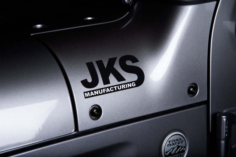 JKS Manufacturing 2.5x5in Diecut Decal - Black