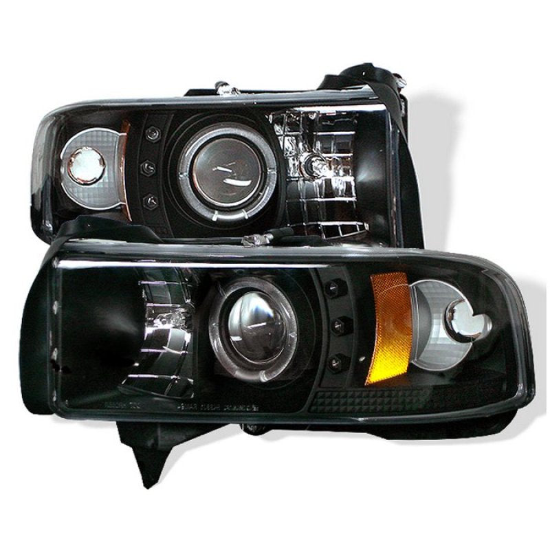 Spyder Dodge Ram 1500 94-01 94-02 Projector Headlights CCFL Halo LED Blk PRO-YD-DR94-CCFL-BK SPYDER