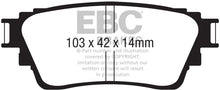 Load image into Gallery viewer, EBC YellowStuff Rear Brake Pads - DP42376R