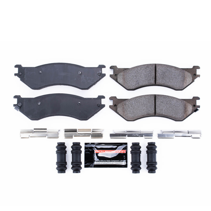 Power Stop 01-08 Dodge Ram 2500 Rear Z23 Evolution Sport Brake Pads w/Hardware PowerStop