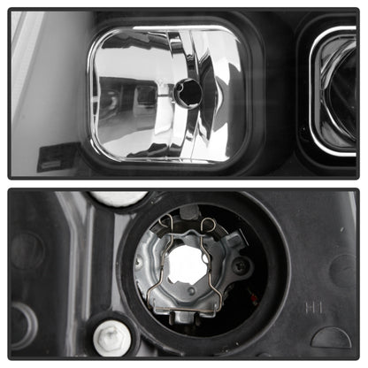 Spyder Chevy Suburban 1500/2500 07-14 Tahoe 07-14 LED Headlights Black PRO-YD-CSUB07V2PL-BK SPYDER