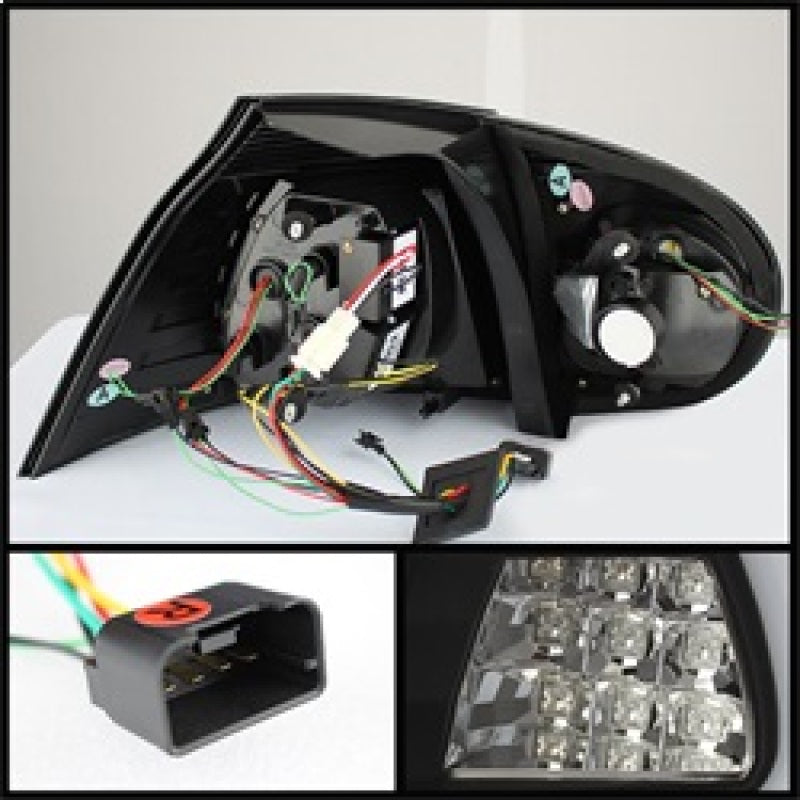 Spyder Volkswagen Golf V 06-09 LED TURN SIGNAL LED Tail Lights Black ALT-YD-VG03-LED-BK SPYDER