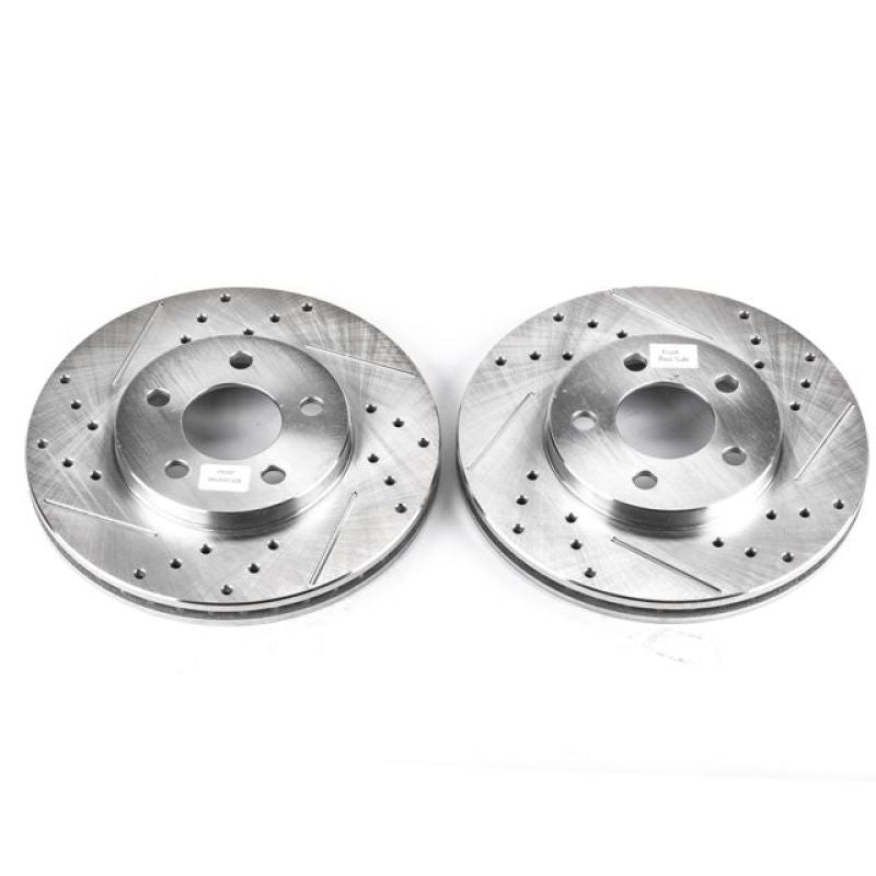 Power Stop 00-01 Chrysler Neon Front Evolution Drilled & Slotted Rotors - Pair PowerStop