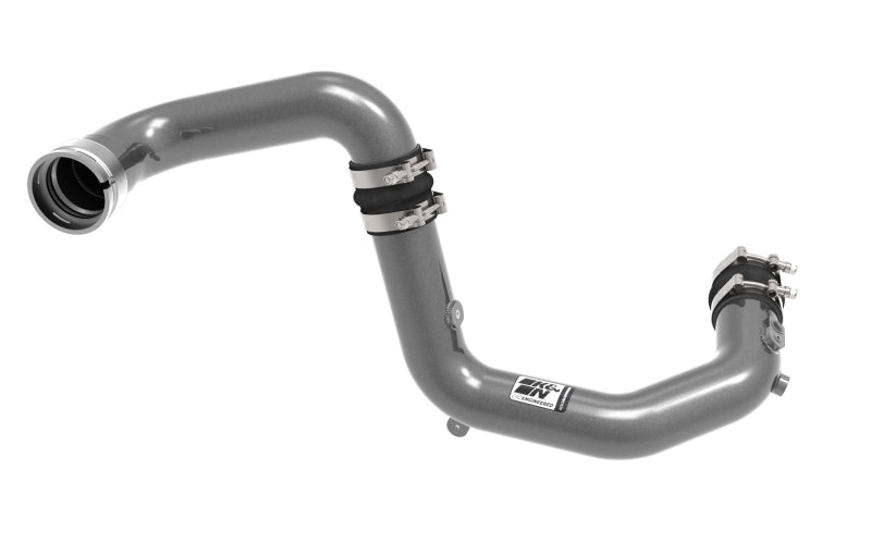 K&N 2023 Ford Bronco Raptor 3.0L V6 Aluminum Charge Pipe Kit - Gunmetal Gray K&N Engineering