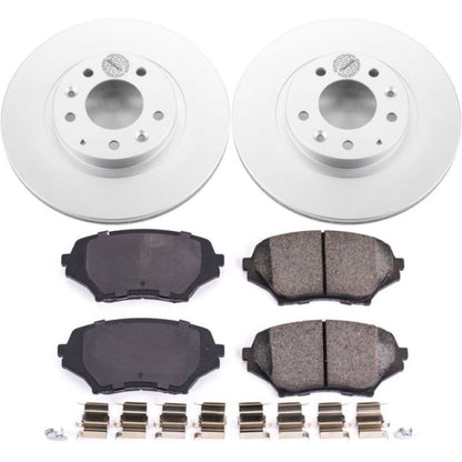 Power Stop 06-15 Mazda MX-5 Miata Front Z17 Evolution Geomet Coated Brake Kit PowerStop