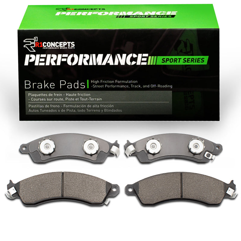 R1 Front Performance Brake Pads 1985-2004 Multi-Make Applications - 2115-0412-00