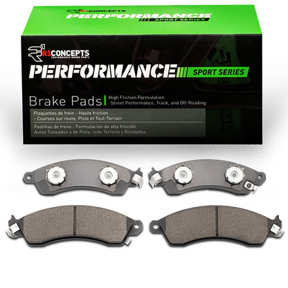 R1 Front Performance Brake Pads 1985-2004 Multi-Make Applications - 2115-0412-00