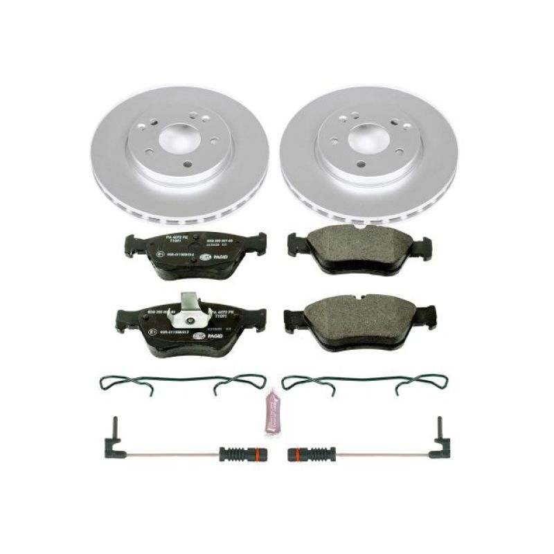 Power Stop 99-00 Mercedes-Benz C230 Front Euro-Stop Brake Kit