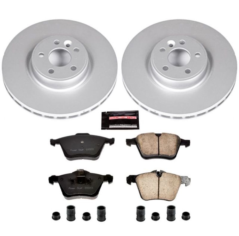 Power Stop 13-14 Volvo S60 Front Z23 Evolution Sport Coated Brake Kit PowerStop