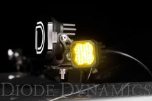 Load image into Gallery viewer, Diode Dynamics Stage Series C1 LED Pod Sport - Yellow Wide Standard ABL (Pair)