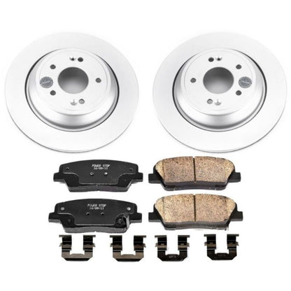 Power Stop 11-16 Hyundai Equus Rear Z17 Evolution Geomet Coated Brake Kit PowerStop