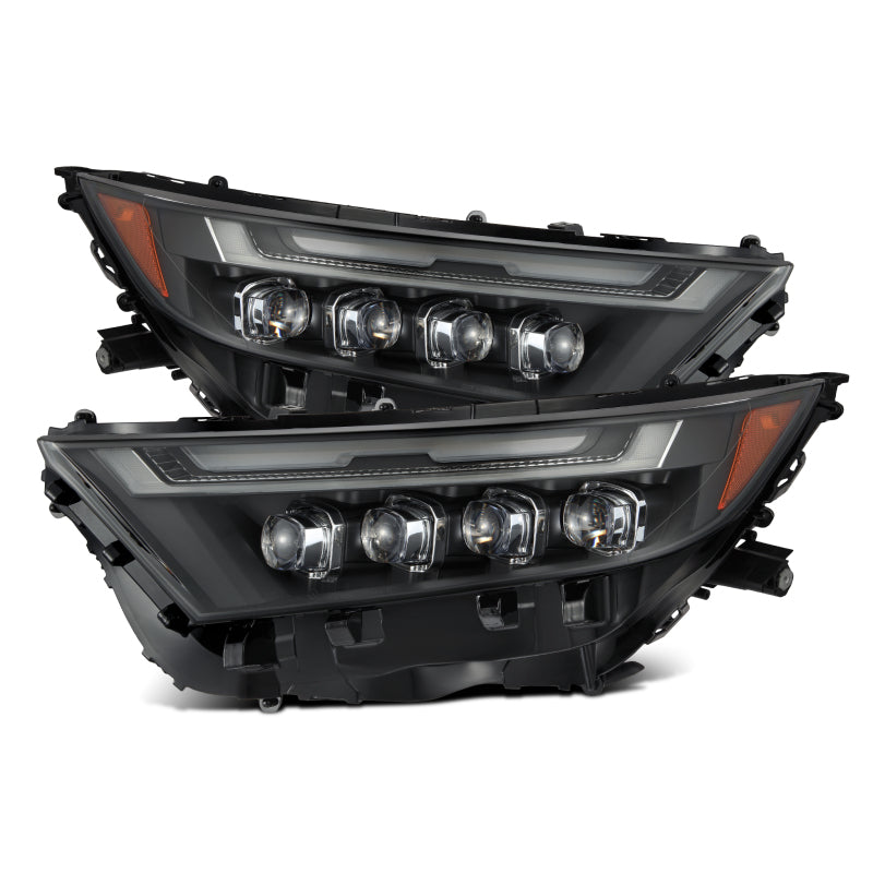 AlphaRex 880858 19-23 Toyota RAV4 NOVA LED Projector Headlights Black