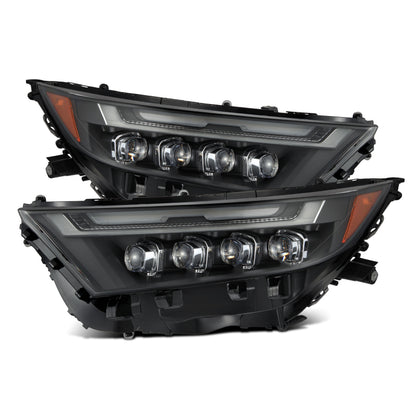 AlphaRex 880870 19-23 Toyota RAV4 (High Trim) NOVA LED Projector Headlights Black