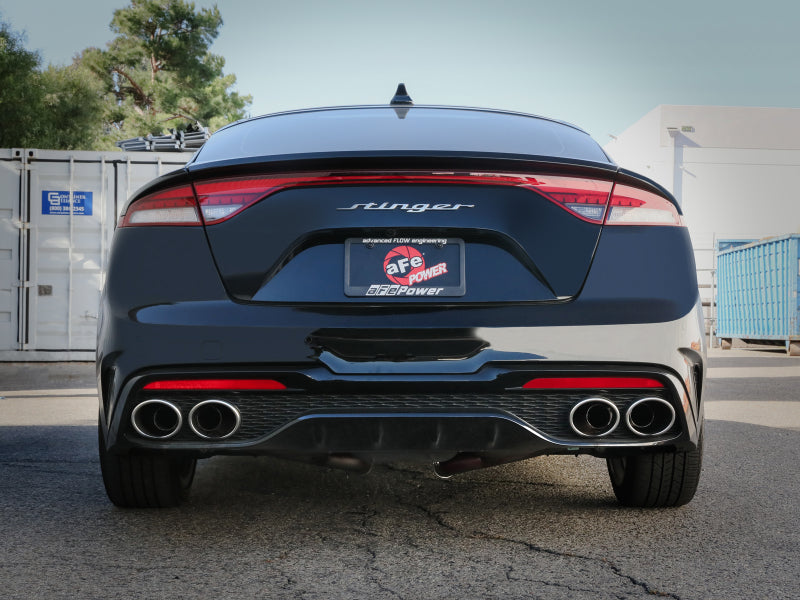 aFe 22-23 Kia Stinger L4-2.0L Gemini XV 3in to Dual 2-1/2in Cat-Back Exhaust System w/ Cut-Out aFe