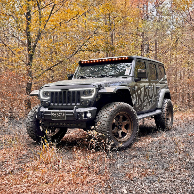 Oracle Jeep Wrangler JL/Gladiator JT Integrated Windhsiled LED Light Bar System ORACLE Lighting