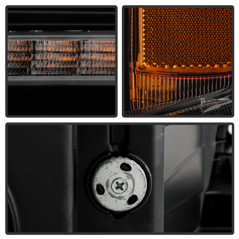 Spyder Chevy Silverado 20-23 HD 2500/3500 High-Power LED Module - Black (PRO-YD-CSHD20AP-SEQ-BK) SPYDER