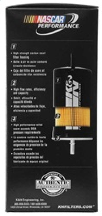 K&N Cellulose Media Fuel Filter 3in OD x 6.938in L K&N Engineering