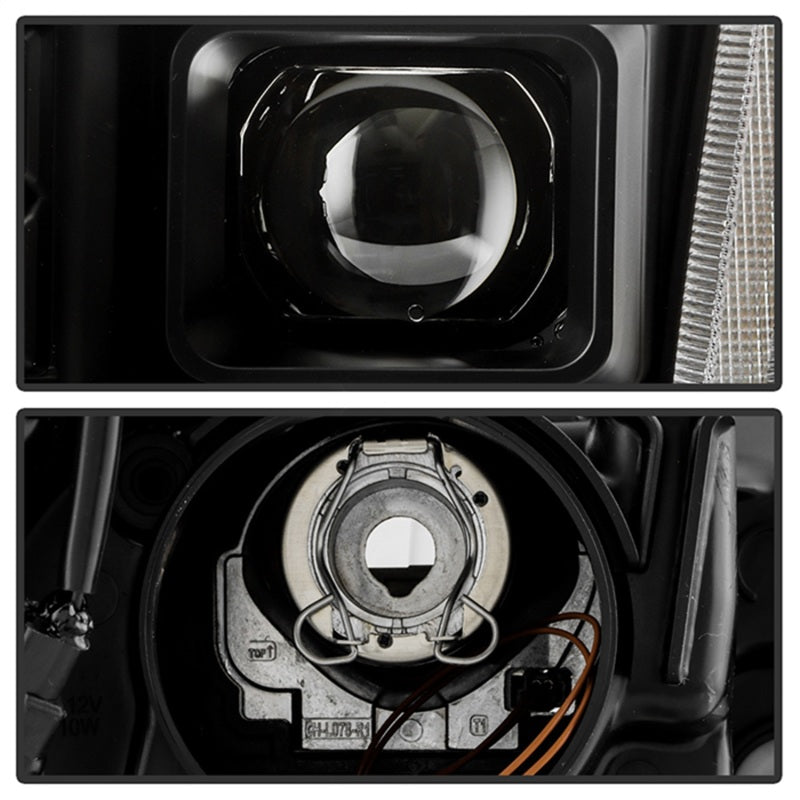 Spyder Signature 14-21 Toyota Tundra SR/SR5 Projector Headlights - Black (PRO-YD-TTU14V2SI-SBSEQ-BK) SPYDER