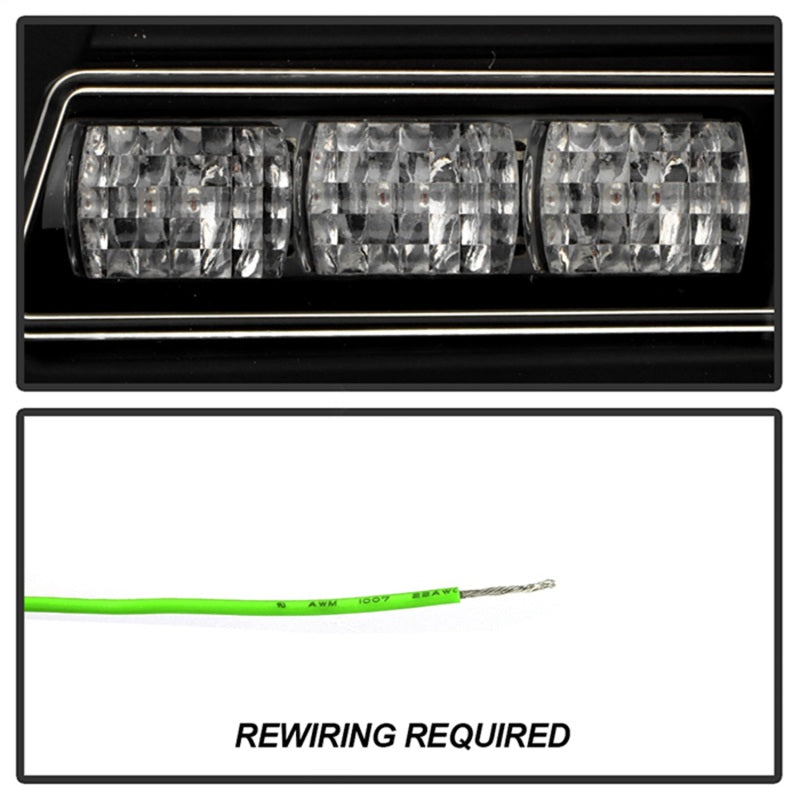Spyder 03-08 Audi A3 Full LED Tail Lights - Black (ALT-YD-AA303-LED-BK) SPYDER