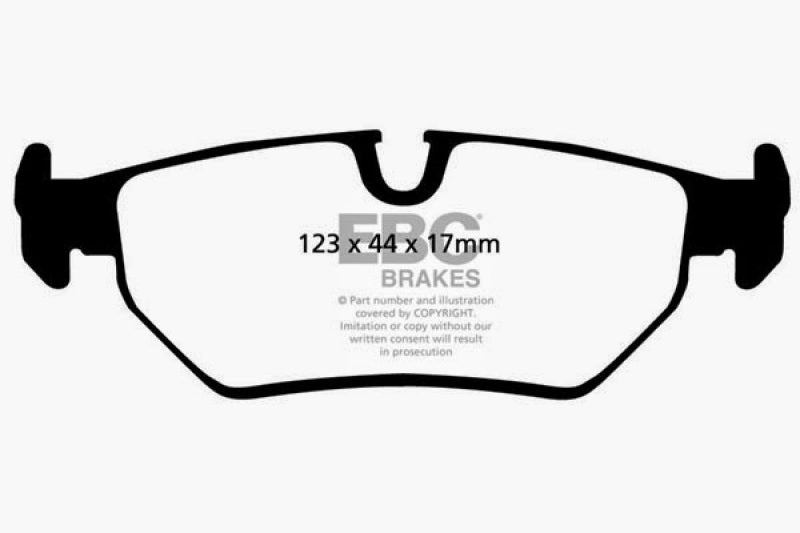 EBC YellowStuff Rear Brake Pads - DP4690/2R EBC