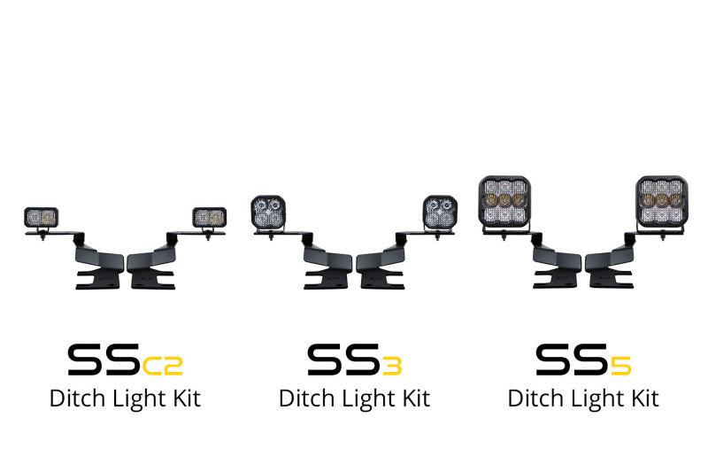 Diode Dynamics 17-22 Ford F250/F350/F450/F550 Super Duty Stage Series Backlit Ditch Light Kit Diode Dynamics