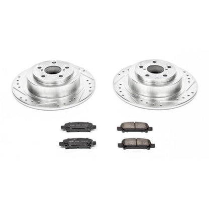 Power Stop 03-06 Subaru Baja Rear Z23 Evolution Sport Brake Kit PowerStop