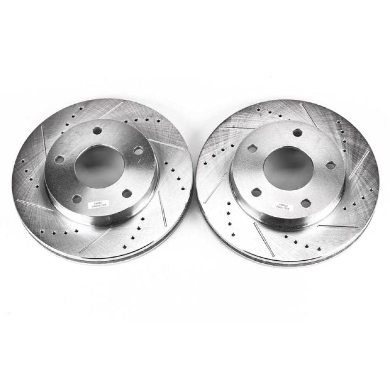 Power Stop 79-85 Buick Riviera Front or Rear Evolution Drilled & Slotted Rotors - Pair PowerStop