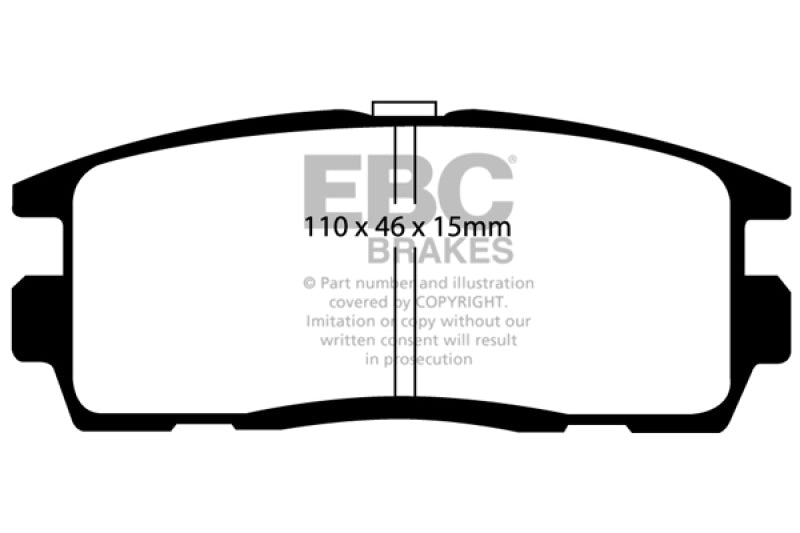 EBC Ultimax2 Rear Brake Pads - UD1275 EBC