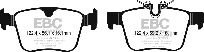 EBC GreenStuff Rear Brake Pads - DP22246 EBC