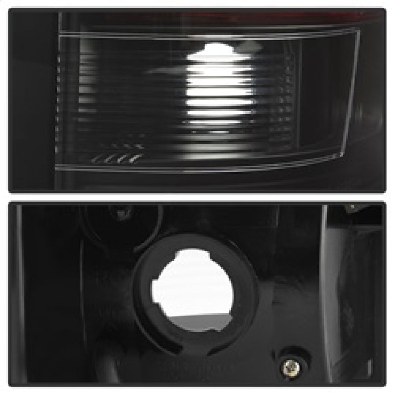 Spyder 07-13 Silverado (Will Not Work w/2010 921 Bulb) V3 LED Tail Lghts Blk ALT-YD-CS07V3-LBLED-BK SPYDER