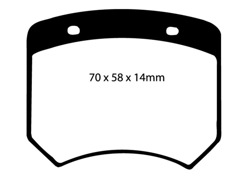 EBC RedStuff Rear Brake Pads - DP3102C EBC