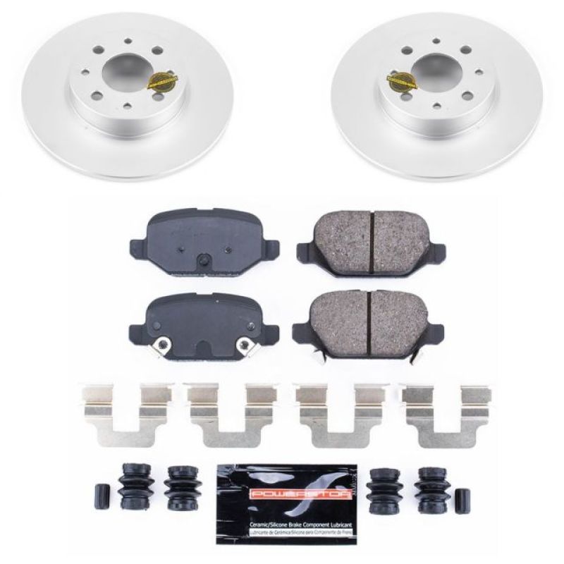Power Stop 13-18 Fiat 500 Rear Z23 Evolution Sport Coated Brake Kit PowerStop