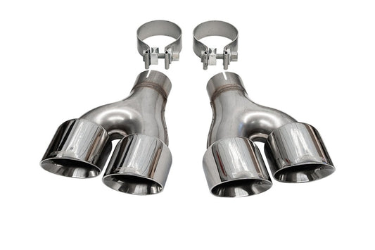 Corsa Replacement / 4.0 in Twin Tip Kit | 2014-2021 Jeep Grand Cherokee Summit Edition CORSA Systems CORSA Performance